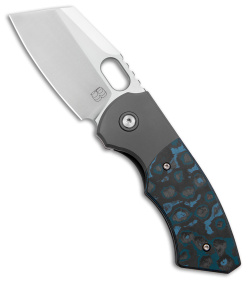 BergBlades Slim Frame Lock Knife Fat Carbon Arctic Storm (2.65" Satin)