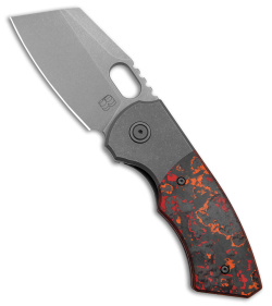 BergBlades Slim Frame Lock Knife Fat Carbon Mars Valley (2.65" Stonewash)