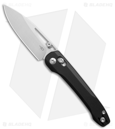 Bestech Knives Cobber Bar Lock Knife Black G-10 (3.4" Satin + Stonewash)