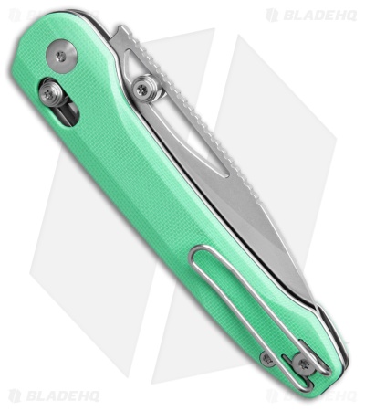 Bestech Knives Cobber Bar Lock Knife Light Blue G-10 (3.4" Satin + Stonewash)