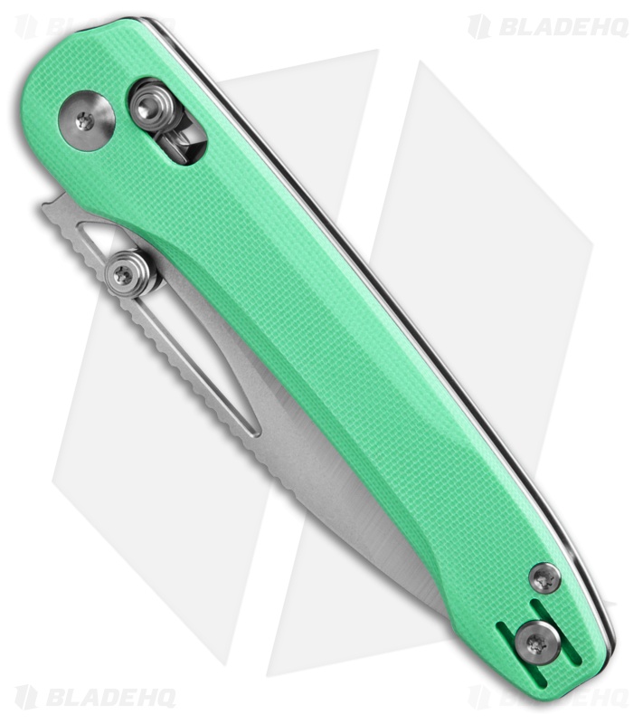 Bestech Knives Cobber Bar Lock Knife Light Blue G-10 (3.4" Satin + Stonewash)