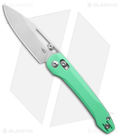 Bestech Knives Cobber Bar Lock Knife Light Blue G-10 (3.4" Satin + Stonewash)
