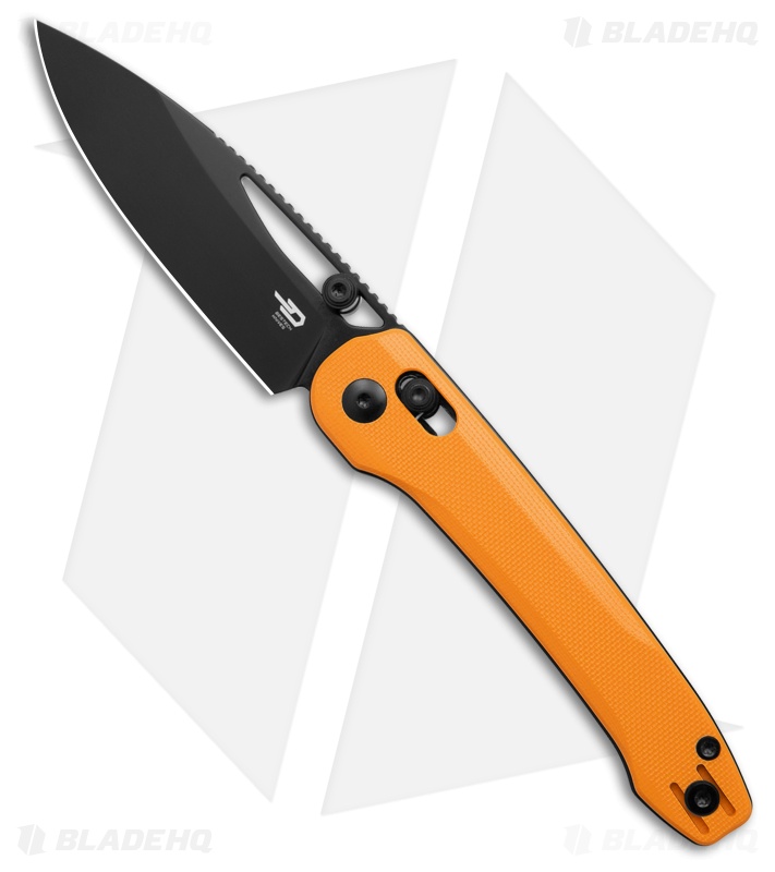 Bestech Knives Cobber Bar Lock Knife Yellow G-10 (3.4" Black PVD)