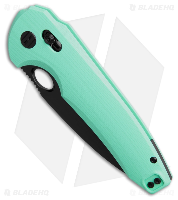 Bestech Knives NOCTAR Bar Lock Knife Mint Green G-10 (3.7" Black)