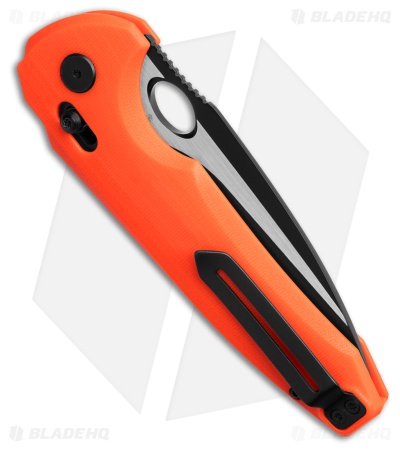 Bestech Knives NOCTAR Bar Lock Knife Orange G-10 (3.7" Two-Tone)