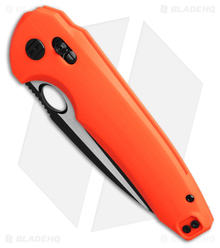 Bestech Knives NOCTAR Bar Lock Knife Orange G-10 (3.7" Two-Tone)