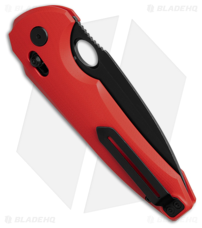 Bestech Knives NOCTAR Bar Lock Knife Red G-10 (3.7" Black SW)