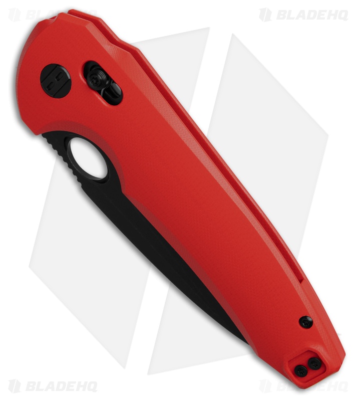 Bestech Knives NOCTAR Bar Lock Knife Red G-10 (3.7" Black SW)