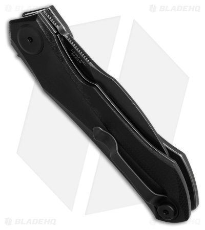 Bestech Knives Ostap Hel Ivy Liner Lock Knife Black G-10 (3.1" Black SW)