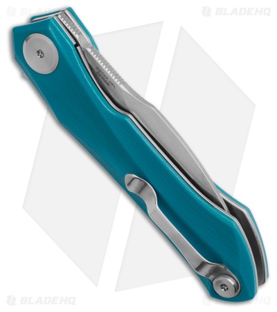 Bestech Knives Ostap Hel Ivy Liner Lock Knife Blue G-10 (3.1" Stonewash)
