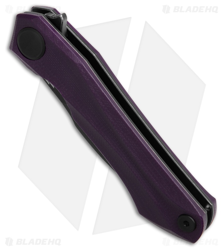 Bestech Knives Ostap Hel Ivy Liner Lock Knife Purple G-10 (3.1" Black SW)