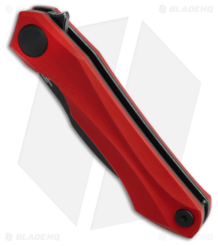 Bestech Knives Ostap Hel Ivy Liner Lock Knife Red G-10 (3.1" Black SW)