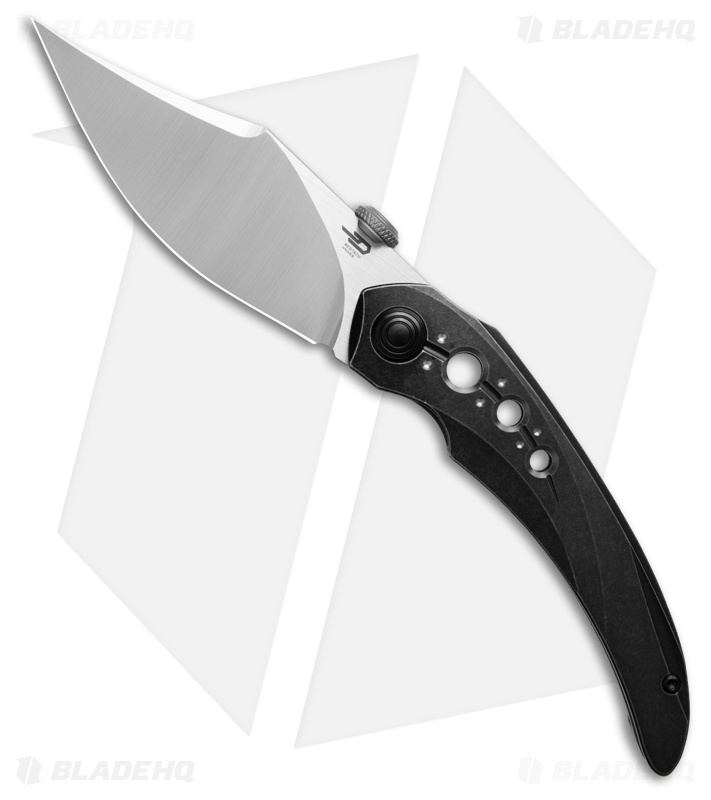 Bestech Knives Razon Black/Bronze Titanium Clip Point Satin