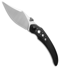 Bestech Knives Razon MagnaCut Frame Lock Knife Black/Bronze Ti (3.9" Satin)