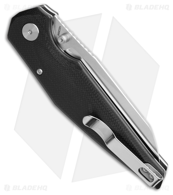 Bestech Knives Snakebird Button Lock Knife Black G-10 (3.5" Satin/SW)