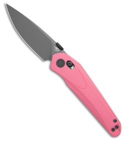 Bestech Mothus Bar Lock Knife Pink G-10 (3.5" Gray PVD)