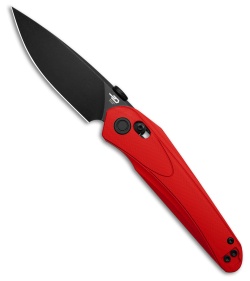 Bestech Mothus Bar Lock Knife Red G-10 (3.5" Black Stonewash)