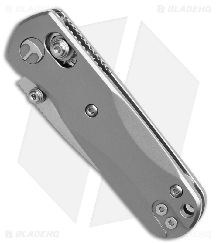 Bestechman Sprite Bar Lock Knife Bead Blast Titanium (2.4" Satin + SW M390)