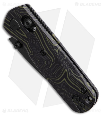 Bestechman Sprite Bar Lock Knife Black + Green G-10 (2.4" Black SW M390)