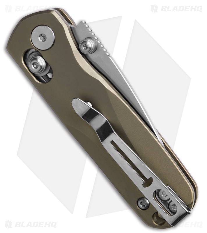 Bestechman Sprite Bar Lock Knife Bronze Titanium (2.4" Satin + SW M390)
