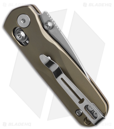 Bestechman Sprite Bar Lock Knife Bronze Titanium (2.4" Satin + SW M390)