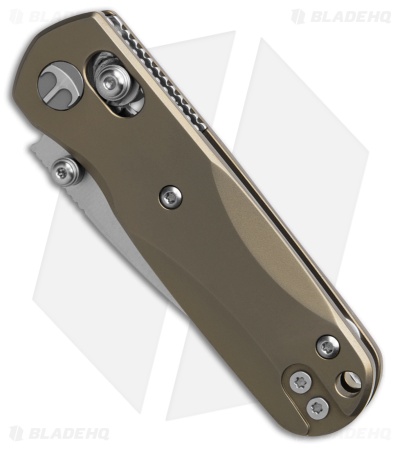 Bestechman Sprite Bar Lock Knife Bronze Titanium (2.4" Satin + SW M390)