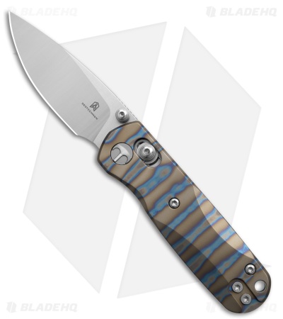Bestechman Sprite Bar Lock Knife Flamed Titanium (2.4" Satin + SW M390)