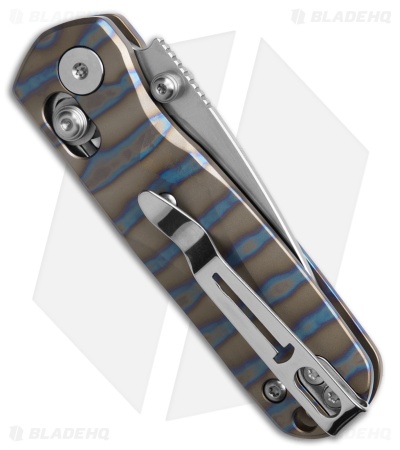 Bestechman Sprite Bar Lock Knife Flamed Titanium (2.4" Satin + SW M390)