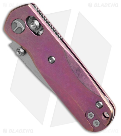 Bestechman Sprite Bar Lock Knife Purple Crystallized Ti (2.4" Satin + SW M390)