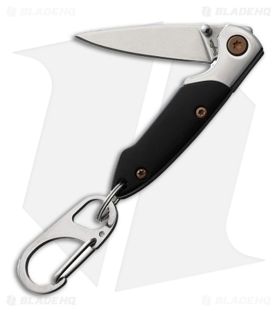 Brighten Blades Not So Heavy Metal Keychain Knife Black (Sabbath) (1" Satin)