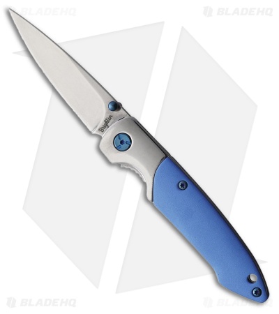Brighten Blades Not So Heavy Metal Liner Lock Knife Blue (Oyster Cult)(2.5" Sat)