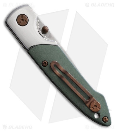 Brighten Blades Not So Heavy Metal Liner Lock Knife Green (Day) (2.5" Satin)