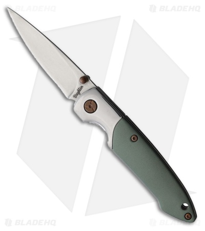 Brighten Blades Not So Heavy Metal Liner Lock Knife Green (Day) (2.5" Satin)