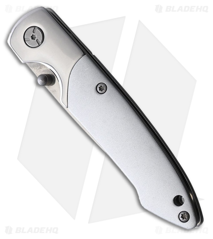 Brighten Blades Not So Heavy Metal Liner Lock Knife Silver (and Cold) (2.5" Sat)