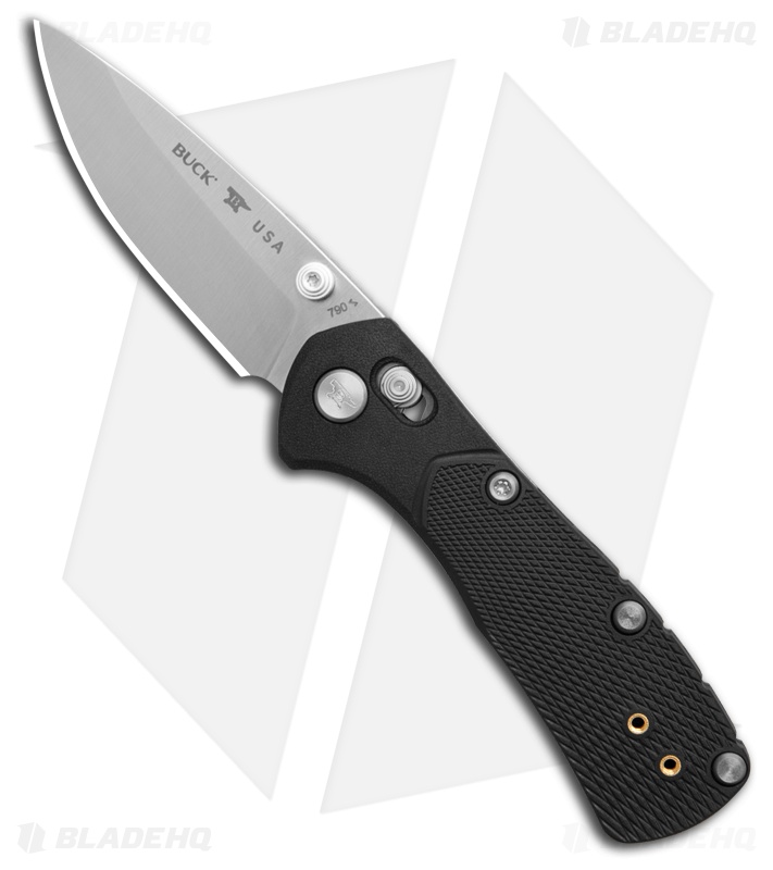 Buck Knives 790 Mini Range Pro Knife Black GFN Satin
