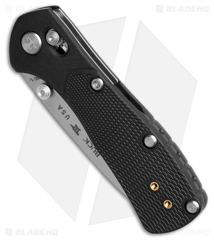 Buck 790 Mini Range Pro Crossbar Lock Knife Black GFN (2.6" Satin) 0790BKS1-B