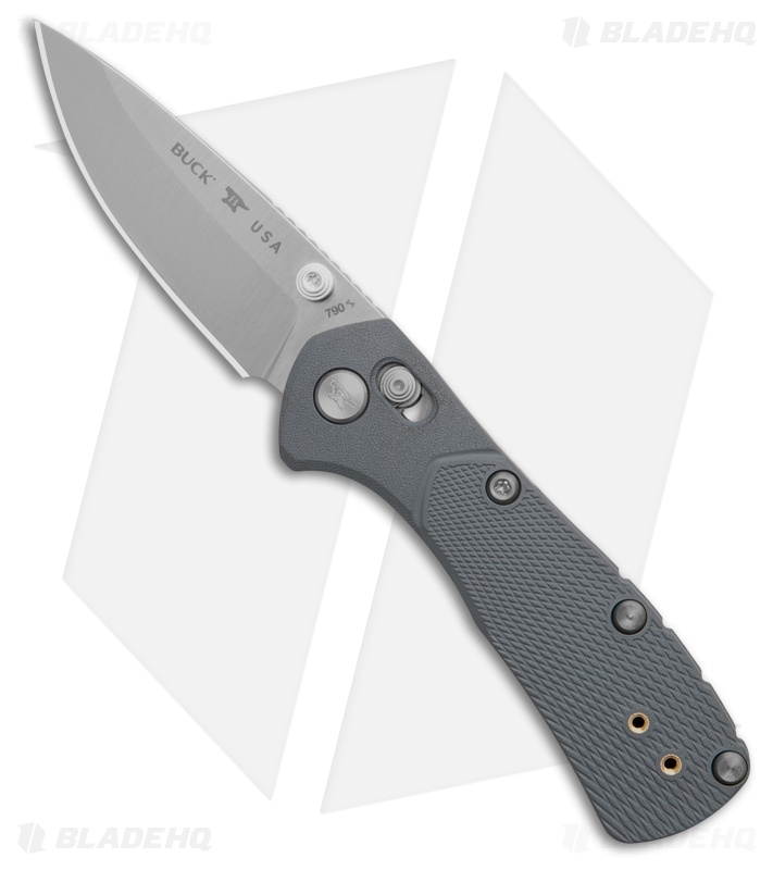 Buck Knives 790 Mini Range Pro Knife Gray GFN Satin