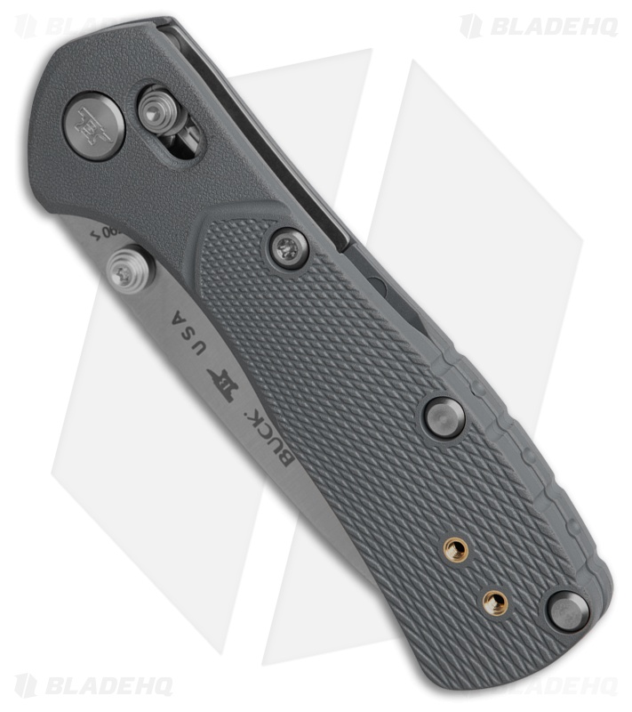 Buck Knives 790 Mini Range Pro Knife Gray GFN Satin