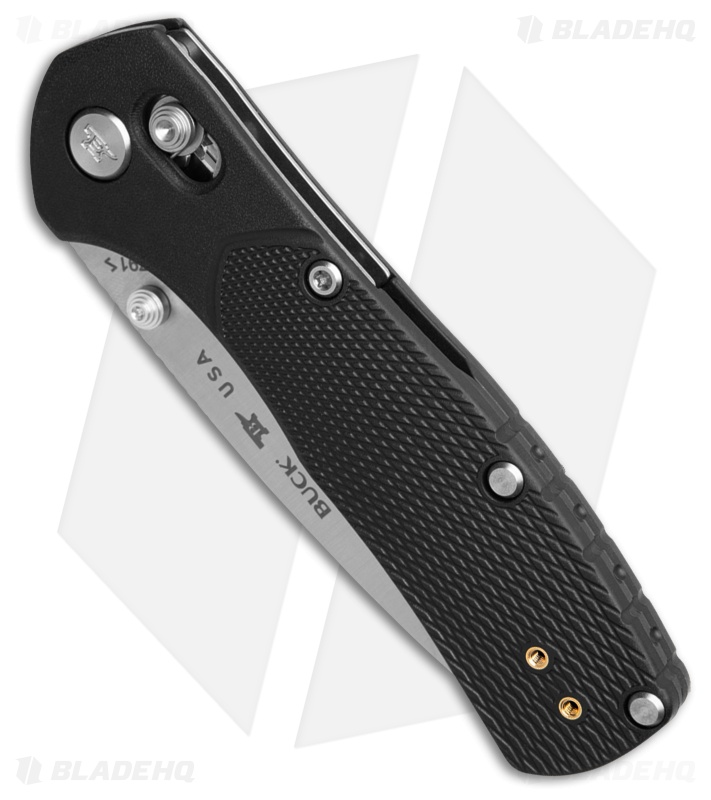 Buck 791 Range Pro Crossbar Lock Knife Black GFN (3.4" Satin 154CM) 0791BKS1-B