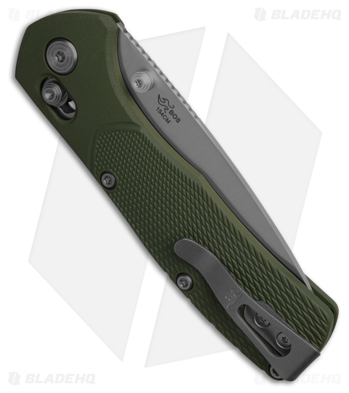 Buck 791 Range Pro Crossbar Lock Knife Green GFN (3.4" Satin 154CM) 0791GRS1-B