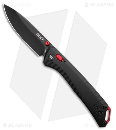 Buck Knives 700 Nomad Crossbar Lock Knife Black Aluminum (3.25" Black)