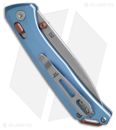 Buck Knives 700 Nomad Crossbar Lock Knife Blue Aluminum (3.25" Stonewash)