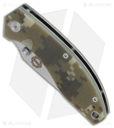 Burnside Knives Carmen Liner Lock Knife Digi Camo G-10 (2.6" Satin)