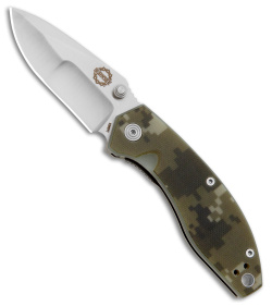 Burnside Knives Carmen Liner Lock Knife Digi Camo G-10 (2.6" Satin)