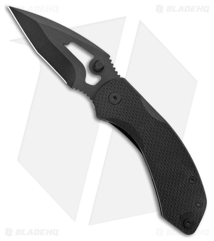 Burnside Knives Rose Liner Lock Knife Black G-10 (2.15" Black VG-10)