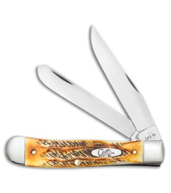 Case Knives Trapper Knife 4.1" Bonestag (6.5254C SS)