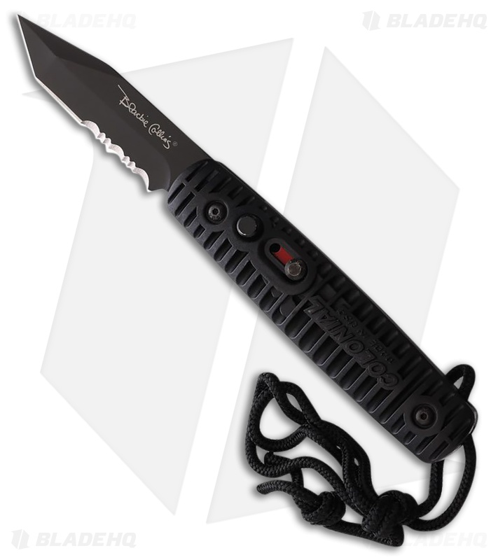 Colonial Knife Co. Auto Ranger Auto Knife Black Polymer (2.75" Black Serr)*DISC*