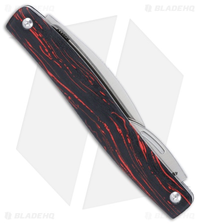 CRKT Forebear Slip Joint Knife Red/Black G-10 (2.29" Satin)