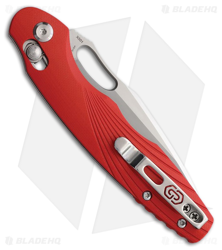 Critical Strike X501 Slide Lock Knife Red G-10 Satin