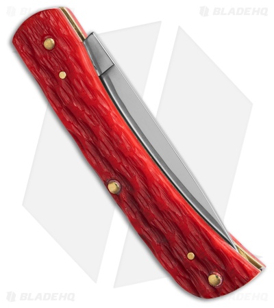 Case Knives Sod Buster Jr. Knife 3.6" Dark Red Bone (6137 CS)
